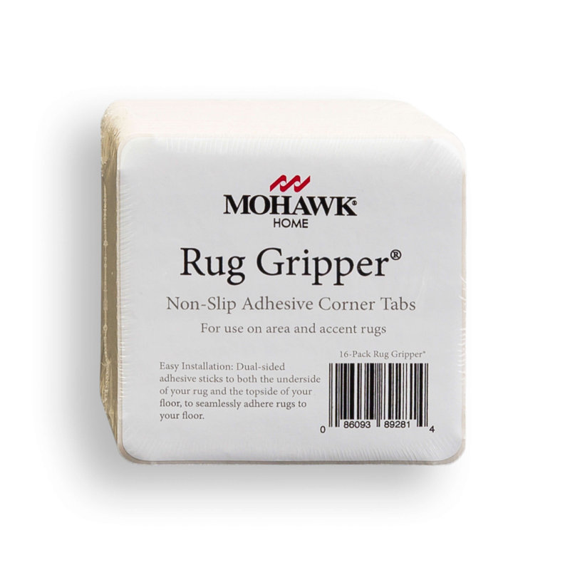 Mohawk Home Grippers 0.1'' Thick Indoor Corner Grips Rug Tape/Adhesive